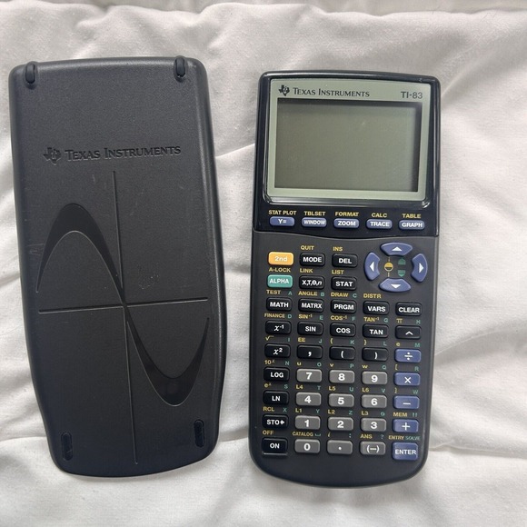 Texas Instruments Other - Texas Instruments TI-83 Plus Graphing Calculator Gray Tested Working Has‎ Cover